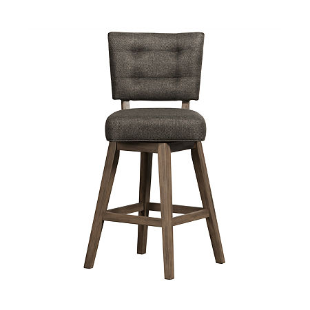 Lanning Counter Height Swivel Bar Stool, One Size, Brown