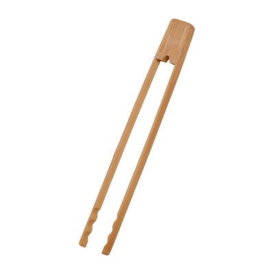 Joyce Chen Bamboo 11" Tongs with Serrated Teeth