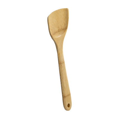 JOYCE CHEN WOOD Set, Joyce Chen 12 L Natural Bamboo Spatula and Spoon Set, Wooden  Spoon and Spatula Set, Wooden Serving Utensils 
