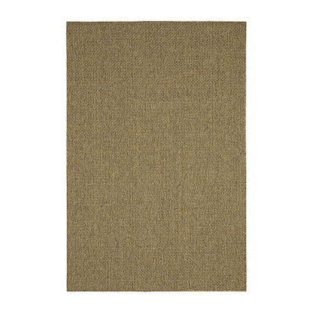 Covington Home Kehlani Panama Weave Indoor Outdoor Rectangular Area Rug, One Size, Brown