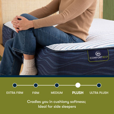 Serta iComfortECO S40HD Plush Hybrid - Mattress + Box Spring