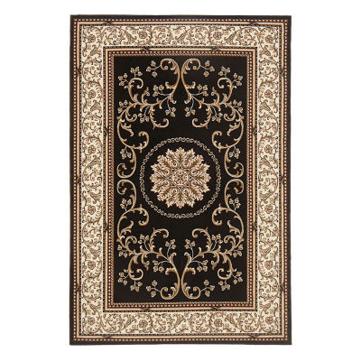 Noble Medallion Traditional Oriental Area Rug