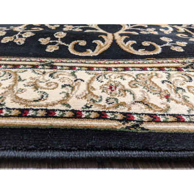 Noble Medallion Traditional Oriental Area Rug