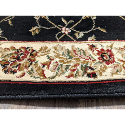 Noble Scroll Traditional Oriental Area Rug