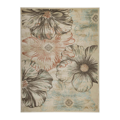 Radici Garda Modern Abstract Floral 39"X60" Indoor Rectangular Accent Rug
