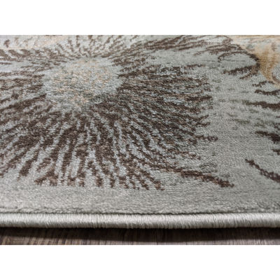 Radici Garda Modern Abstract Floral 39"X60" Indoor Rectangular Accent Rug