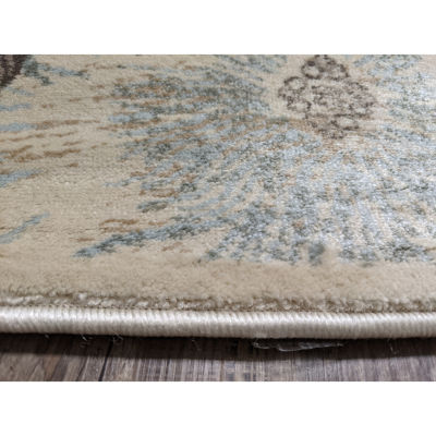 Radici Garda Modern Abstract Floral 39"X60" Indoor Rectangular Accent Rug