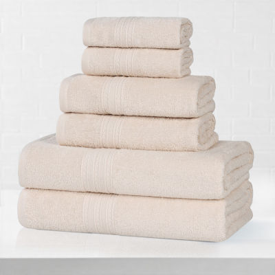 SUPERIOR® Eco-Friendly Cotton 6-pc. Quick Dry Bath Towel Set