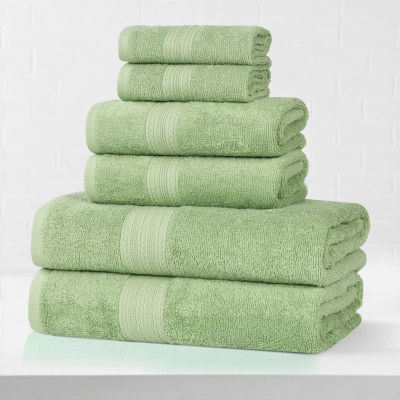 SUPERIOR® Eco-Friendly Cotton 6-pc. Quick Dry Bath Towel Set