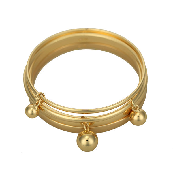 Liz Claiborne® Set of 5 Gold-Tone Bangle Bracelets