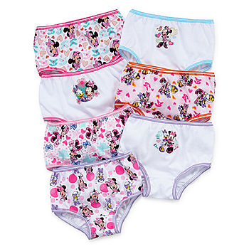  Disney Girls Big Minnie Mouse Underwear Multipacks