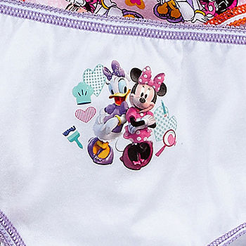 Minnie Mouse Girls Underwear Toddler 3 Pair Panty Pk Sz  2T-3T  4T Disney  NIP 