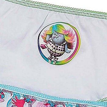 New Girls 7 Pack Toddler Underwear 7 Briefs Multipack Trolls Multi Color  Size 4T