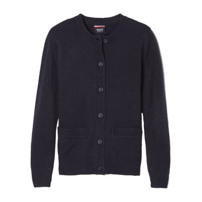 French Toast Long Sleeve Crew Neck Cardigan GirlsJCPenney