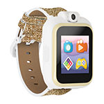 Itouch Playzoom Unisex Gold Tone Smart Watch with Headphones Set A0098wh-51-H27