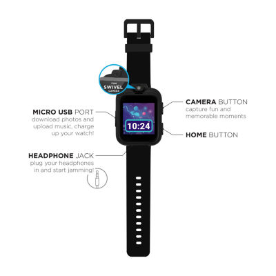 Itouch Playzoom Unisex Black Smart Watch 9207wh-51-G02
