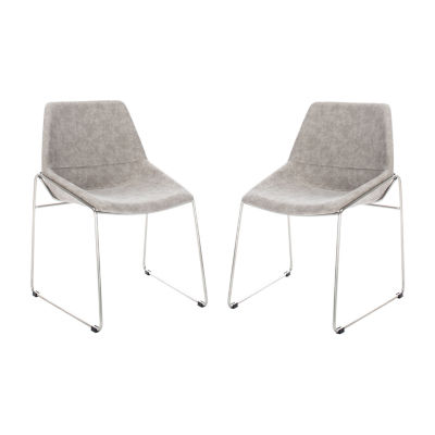 Safavieh Alexis Dining Collection 2-pc. Upholstered Dining Chair