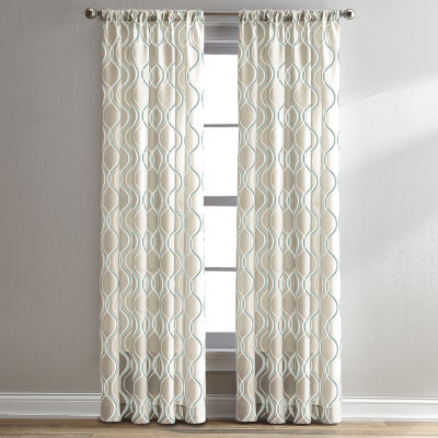 CHF Morocco LightFiltering Rod Pocket Single Curtain Panel JCPenney