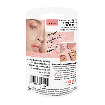 Real Techniques Miracle Complexion Sponge + Concealer Sponge Duo, Makeup  Blending Sponges For Foundation & Concealer, Offers Light To Medium  Coverage, Natural, Dewy Makeup, Latex-Free Foam 2 Count : : Beauty  