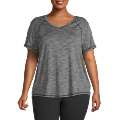 Xersion Womens V Neck Short Sleeve TShirt JCPenney