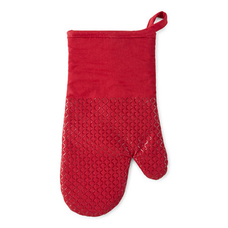 Cooks Oven Mitts, One Size, Red