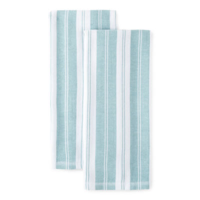 Cooks Striped Dual Purpose 4-Pc. Kitchen Towel Set