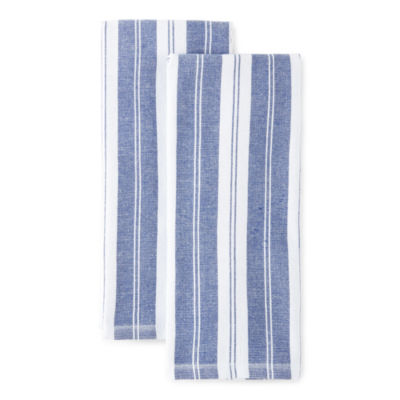 Cooks Striped Dual Purpose 4-Pc. Kitchen Towel Set