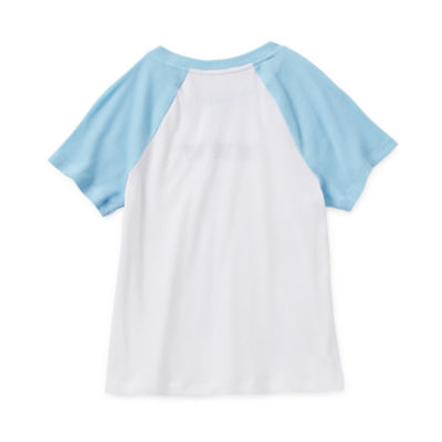 Thereabouts Little & Big Girls Round Neck Short Sleeve Graphic T-Shirt