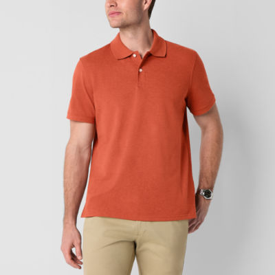 St. John's Bay Premium Stretch Mens Slim Fit Short Sleeve Polo Shirt
