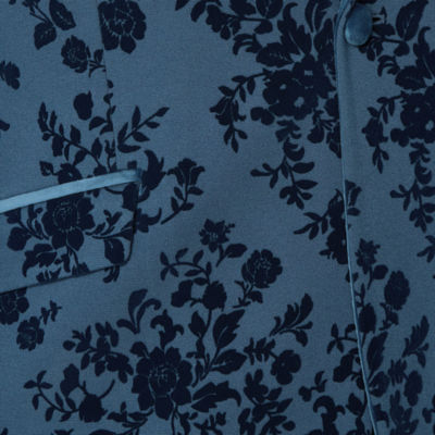 J. Ferrar Mens Floral Stretch Fabric Slim Fit Tuxedo Jacket