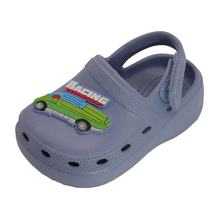 Hot Wheels Toddler Boys Clogs, 4 Medium, Blue