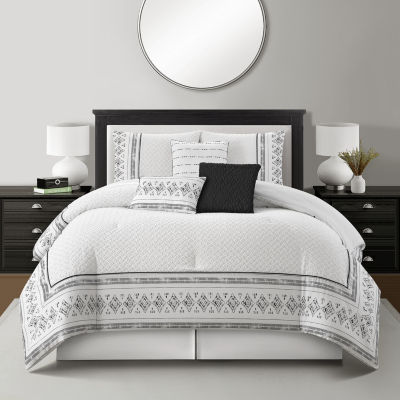 Stratford Park Sheena 7-pc. Geometric Lightweight Comforter Set