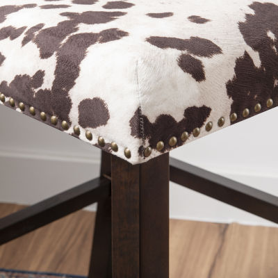 Sante Fe Upholstered Nailhead Barstool with Back