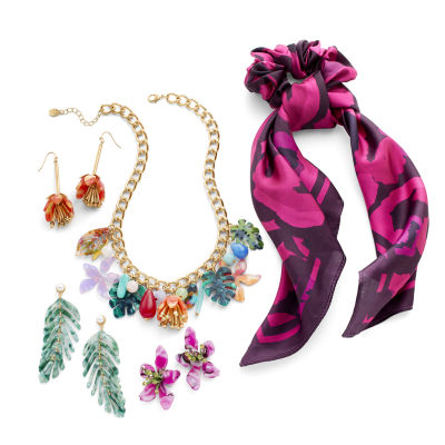 Bijoux Bar Flower Drop Earrings