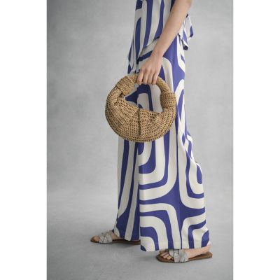 SOL and MER Crochet Croissant Clutch