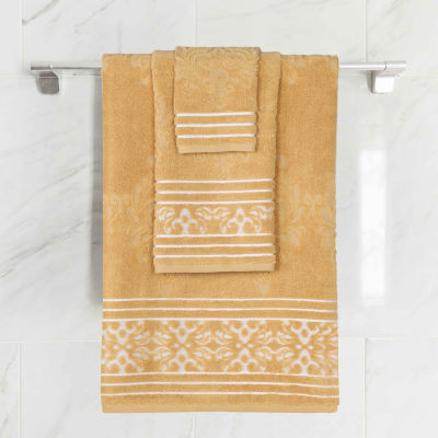 SUPERIOR® Sadie Zero Twist Jacquard Cotton 3-pc. Quick Dry Bath Towel Set