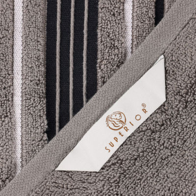SUPERIOR® Sadie Zero Twist Jacquard Cotton 3-pc. Quick Dry Bath Towel Set