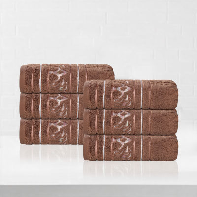SUPERIOR® Sadie Zero Twist Jacquard Cotton 6-pc. Quick Dry Bath Towel Set