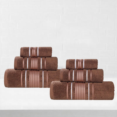 SUPERIOR® Sadie Zero Twist Solid Cotton 6-pc. Quick Dry Bath Towel Set
