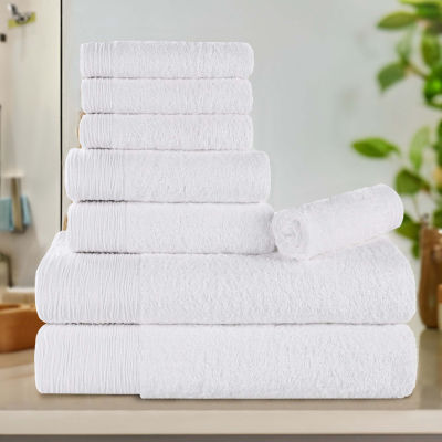 SUPERIOR® Sera Hypoallergenic Rayon From  Bamboo 8-pc. Bath Towel Set