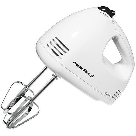 Proctor-Silex Easy Mix Hand Mixer, One Size, White