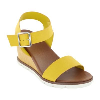 Mia Amore Womens Bianqa Wedge Sandals