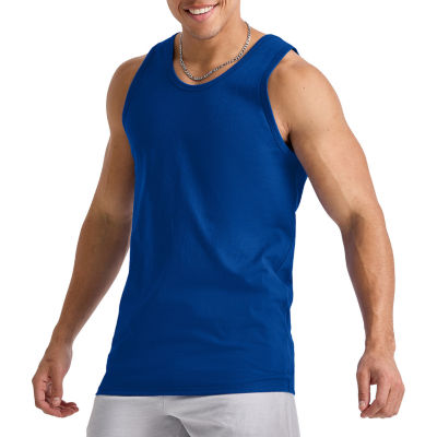 Hanes Mens Round Neck Sleeveless Tank Top JCPenney