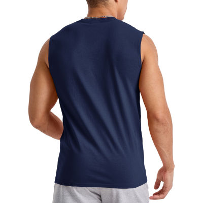 Hanes Mens Crew Neck Sleeveless Active Tank Top