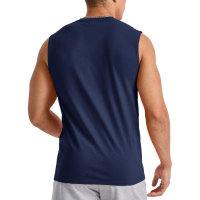 Hanes Mens Crew Neck Sleeveless Tank Top