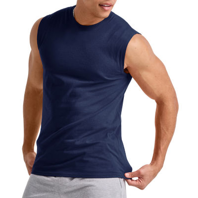 Hanes Mens Crew Neck Sleeveless Tank Top JCPenney