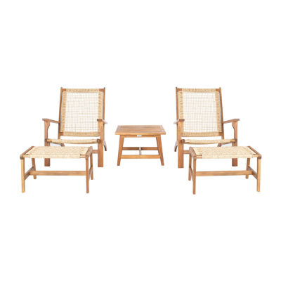 Safavieh 5-pc. Conversation Set Weather Resistant