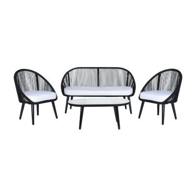 Safavieh 4-pc. Conversation Set Weather Resistant