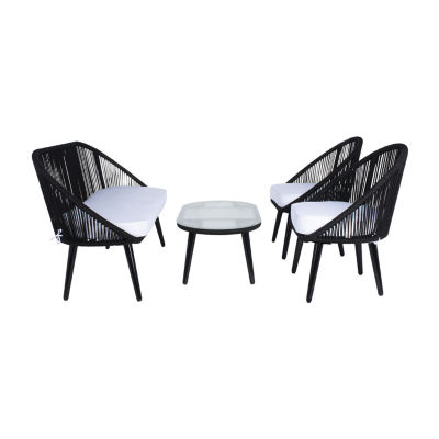 Safavieh 4-pc. Conversation Set Weather Resistant