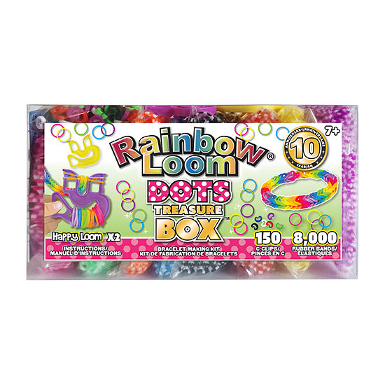 Rainbow Loom- Dots Rubber Band Treasure Box Edition